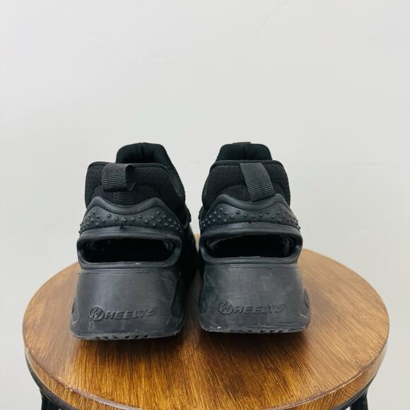 Heelys Wowza Black Clog Shoe With Wheels Youth Size 3 - Picture 5 of 10